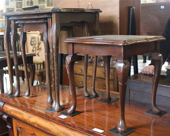 Nest of three tables and 2 other small tables